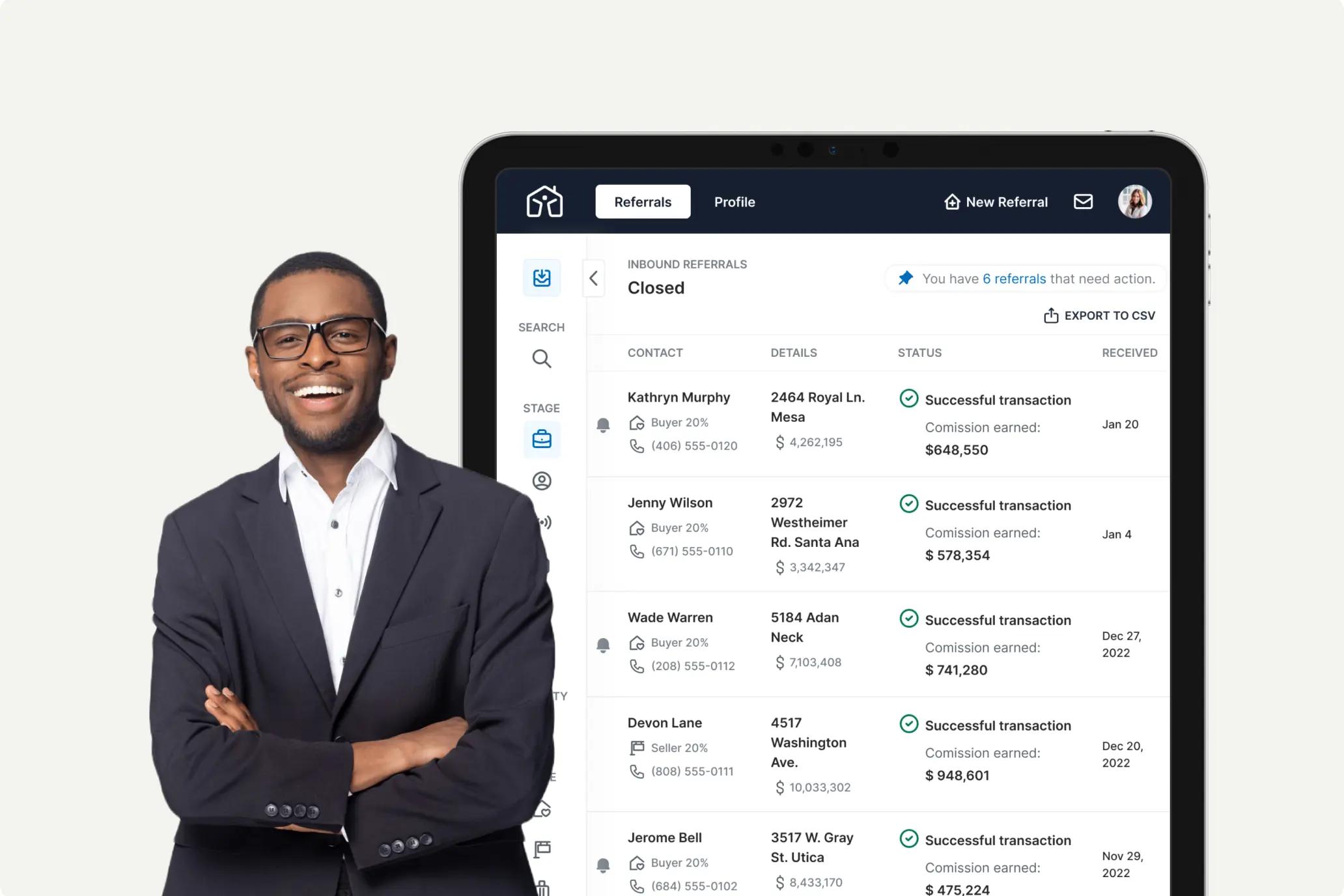 Match your referrals with the best real estate agents