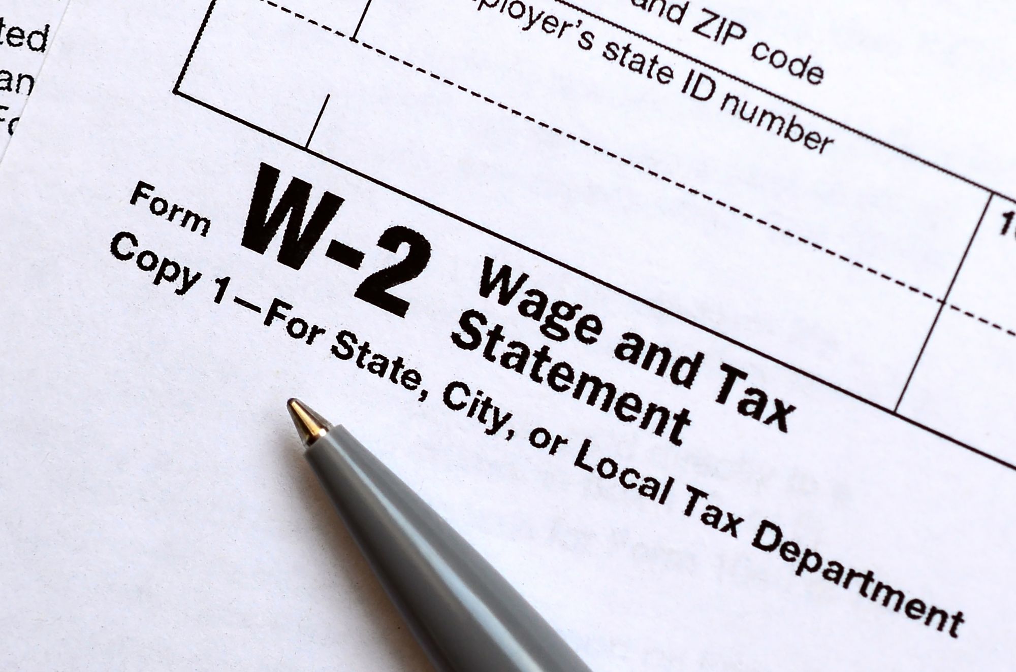 At Least 2 Years of W-2 Forms