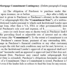 mortgage contingency